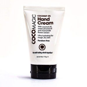 Coco Magic Coconut Oil Hand Cream for Rough, Dry Skin with Coconut Oil 4 oz.